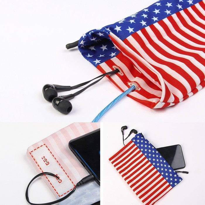 Elastic fabric armband armband for running fitness S navy blue