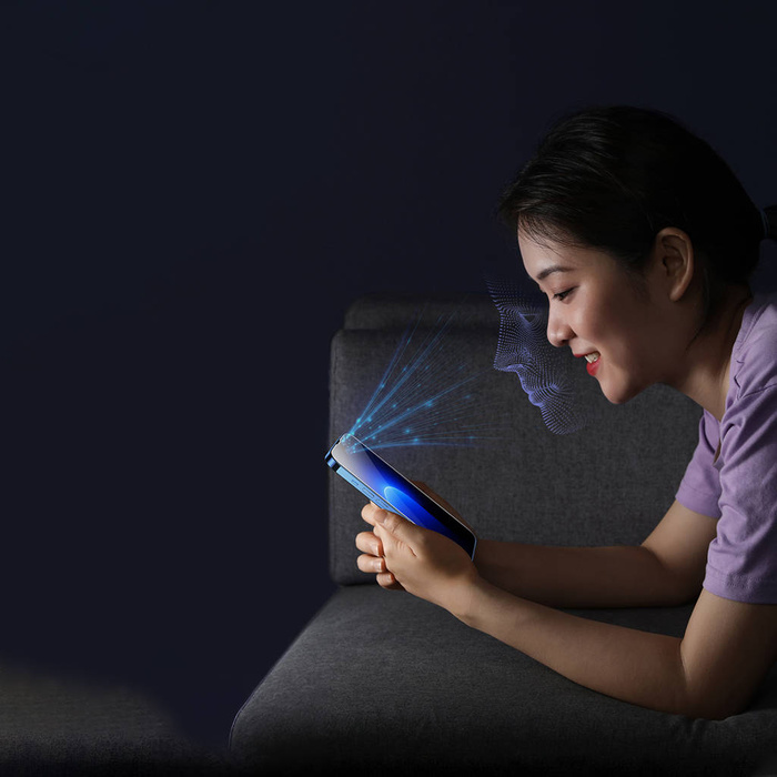 Baseus Pantalla completa de vidrio templado para iPhone 14 Pro con cubierta de altavoz de 0,4 mm + kit de montaje