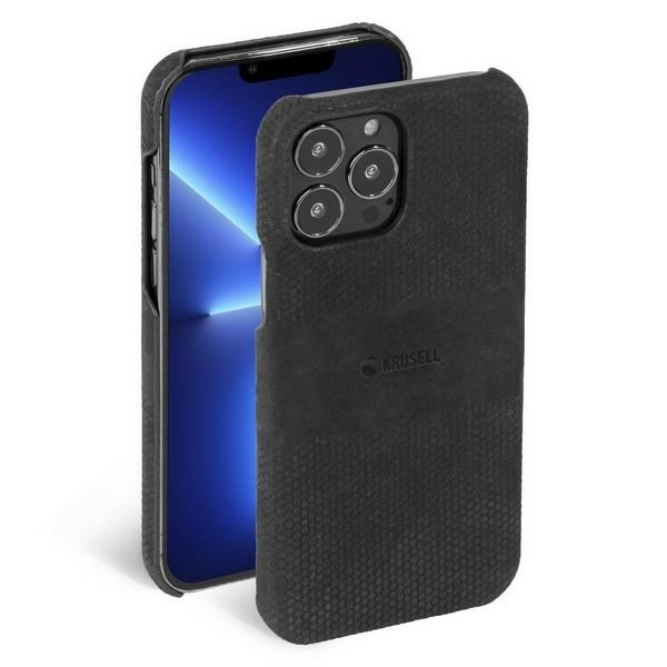 Coque kRUSELL Apple iPhone 13 Pro Leather Cover Noir Case