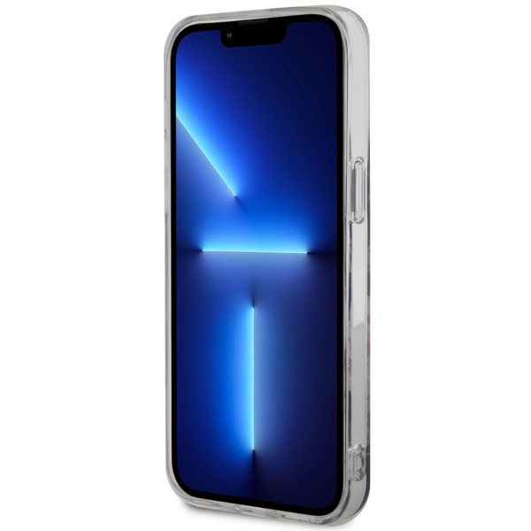 Case Guess GUHMP14XHCFWSK iPhone 14 Pro Max 6.7" black/black hardcase Flower MagSafe Case