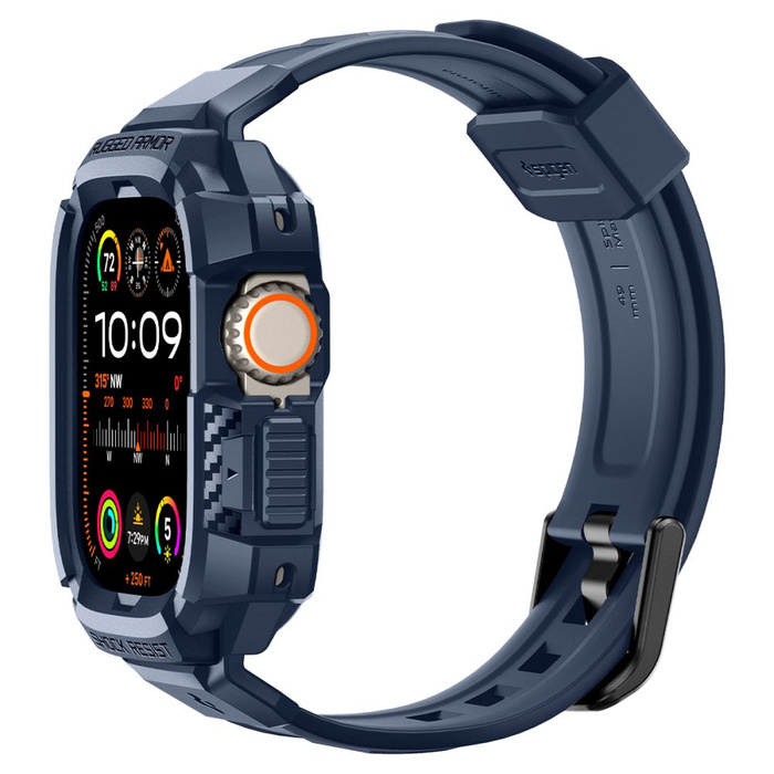 Correa Spigen Rugged Armor "pro" Apple Watch Ultra 1 / 2 (49 Mm) Azul Marino