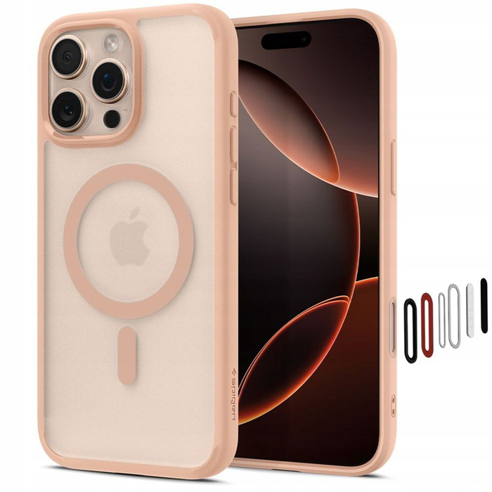 Case Spigen Ultra Hybrid "T" Mag MagSafe IPhone 16 PRO MAX FROST ROSE TITANIUM