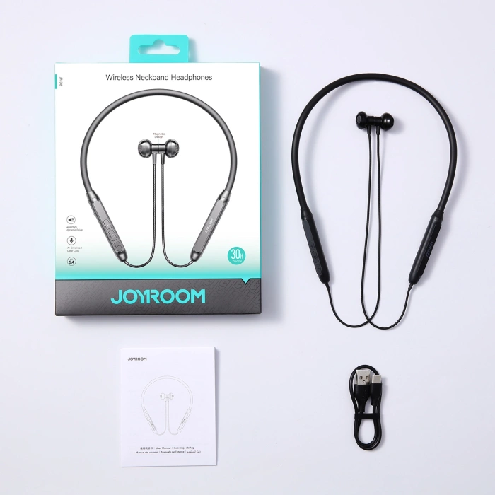Joyroom JR-D8 Bluetooth Wireless Headphones with Headband - Black