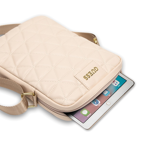 GUESS Tablet 10 Bag Quilted Pink