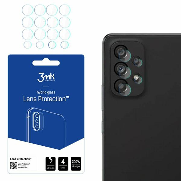 3MK Lens Protect Sam A53 5G A536 Protection d&#39;objectif de caméra 4 pièces