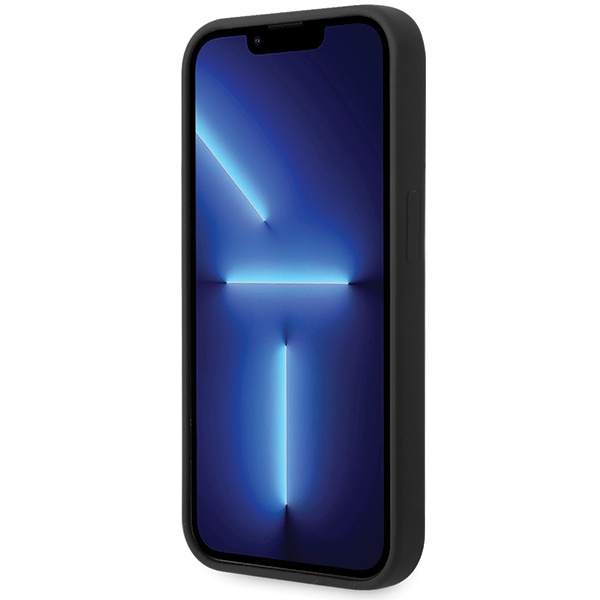 Hülle Bmw Bmhcp15l22smpk IPhone 15 Pro 6.1" Schwarz/Schwarz Silikon Muster Case