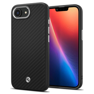 SPIGEN ENZO ARAMID MAG MAGSAFE IPHONE 16E MATT SCHWARZ