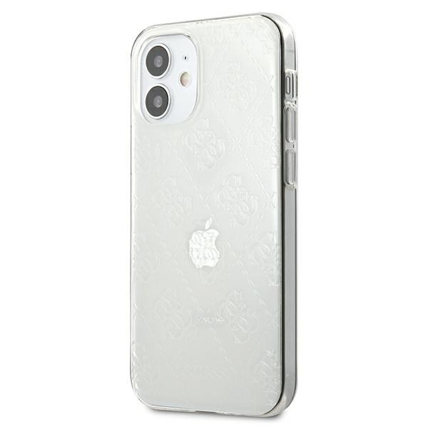 Puzdro GUESS Apple iPhone 12 Mini 5.4 4G 3D Pattern Collection GUHCP12S3D4GTR Priehľadné pevné puzdro