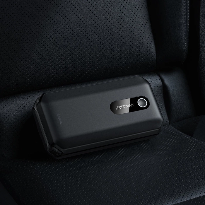 [RETURNED ITEM] Baseus Power Bank Power Starter Jump Starter 10000mAh 12V (1000A / 500A) power bank + crocodile clips black (CGNL020101)