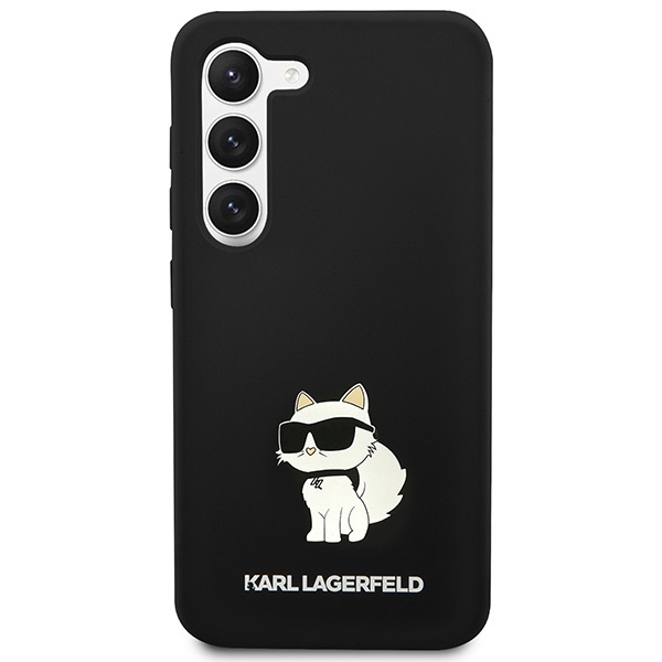 Obal Karl Lagerfeld Silicone Nft Choupette - Obal Samsung Galaxy S23 (černý) Case