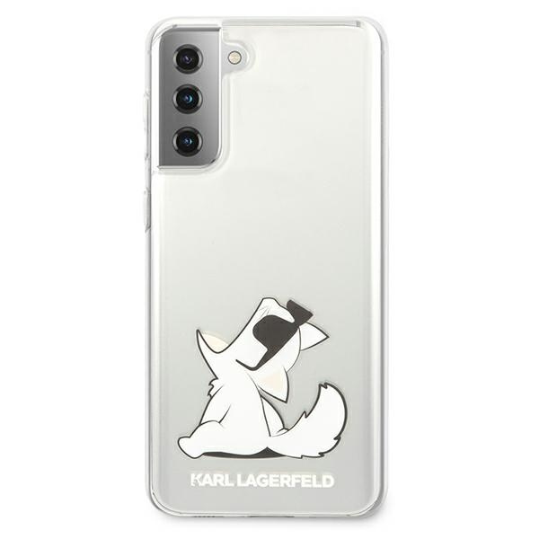 Cover KARL LAGERFELD Samsung Galaxy S21 Plus Choupette Fun KLHCS21MCFNRC Clear Hardcase