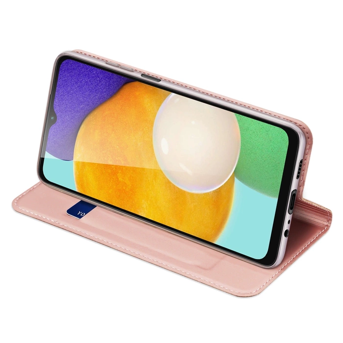 [APRÈS RETOUR] Dux Ducis Skin Pro Coque pour Samsung Galaxy A14 4G / 5G Flip Cover Carte Portefeuille Support Rose