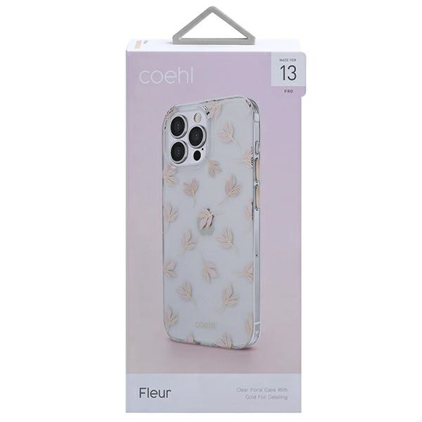 Uniq Hülle Coehl Fleur iPhone 13 Pro / 13 6.1 &quot;Rosa / Blush Pink