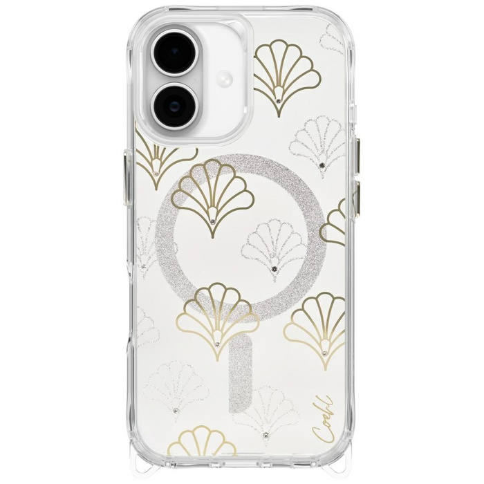 Etui UNIQ Coehl Maree do iPhone 17       Magnetic Charging srebrny