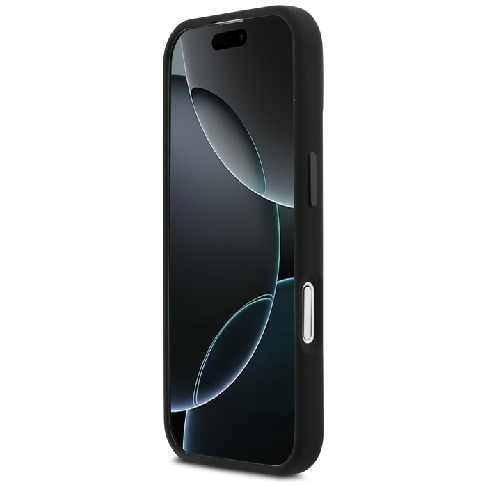 Etui BMW M Silicon Tricolor Line MagSafe do iPhone 17 czarny