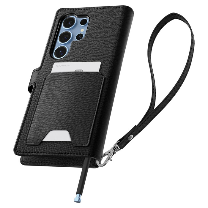 Spigen GELDBÖRSE "S" GALAXY S25 ULTRA SCHWARZ