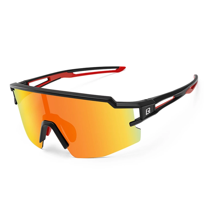 Rockbros Kids Cycling Glasses, Polarized, UV Protection, Black