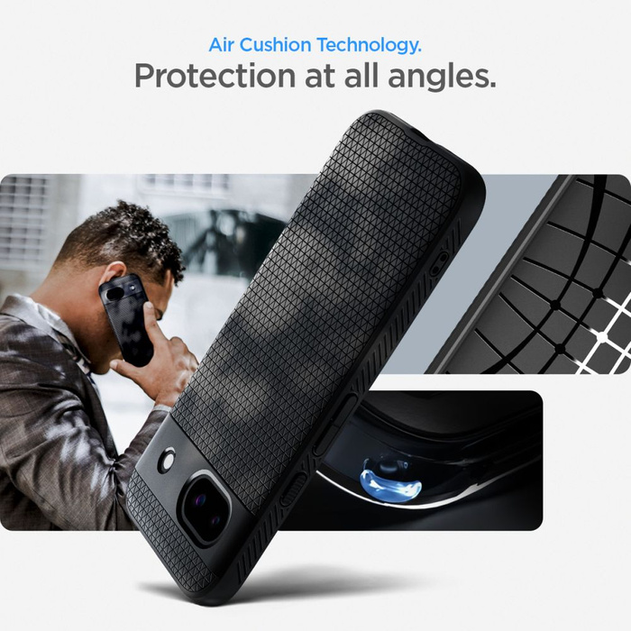 Coque Spigen Liquid Air MATTE Google Pixel 8a Noir