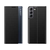 Neues Sleep Case Cover mit Standfunktion für Samsung Galaxy S22+ (S22 Plus) schwarz