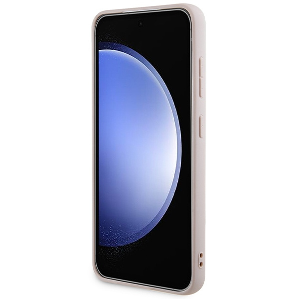 Etui Guess GUHMS24SG4GFRP S24 S921 różowy/pink hardcase 4G Collection Leather Metal Logo MagSafe Case