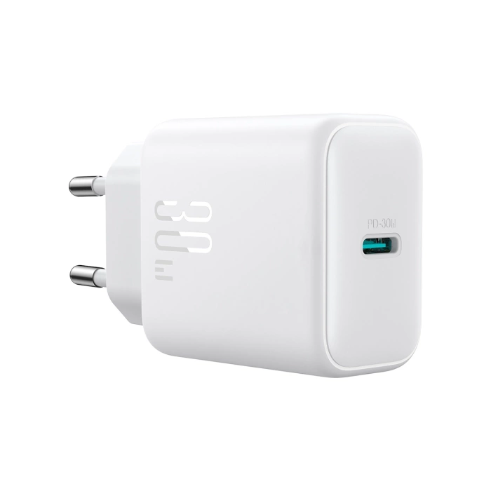 Joyroom JR-TCF24 USB-C PD 30W QC SFC Netzwerkladegerät – Weiß