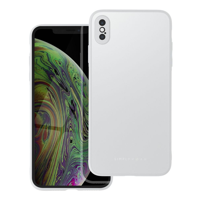 Roar case MATTE Glass Case - for iPhone XS Max steel