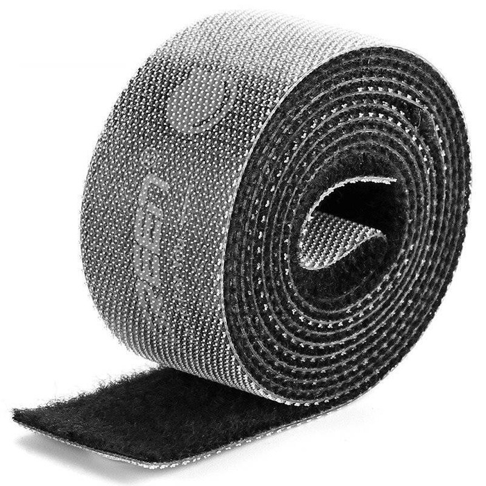 Organizér káblov UGREEN 2 metre na suchý zips - čierny