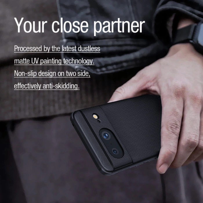 Etui Nillkin Super Frosted Shield Pro Magnetic Case na Google Pixel 8 - czarne