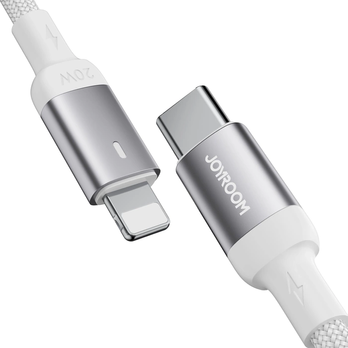 Joyroom Extraordinary Series A10 Lightning / USB-C PD 20W Kabel 2 m - Weiß