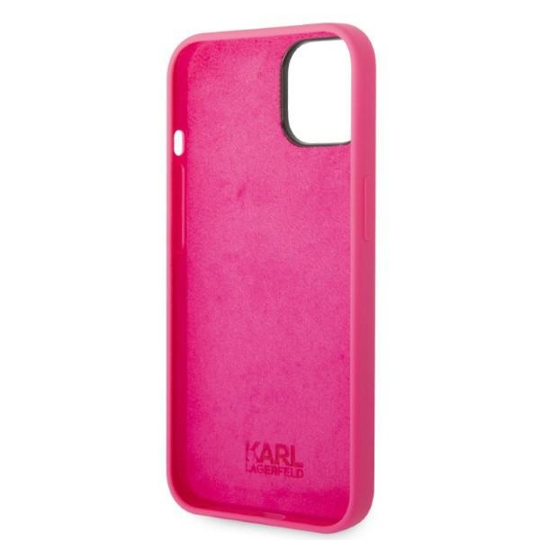 Case KARL LAGERFELD Apple iPhone 14 Plus Silicone RSG Pink Hardcase