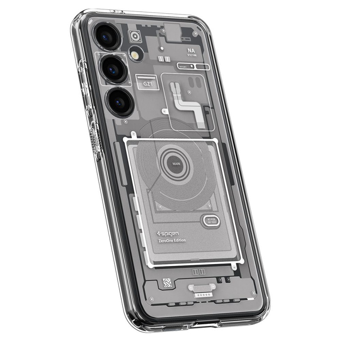 Funda Spigen Ultra Hybrid Galaxy S24 Zero One Blanco Case
