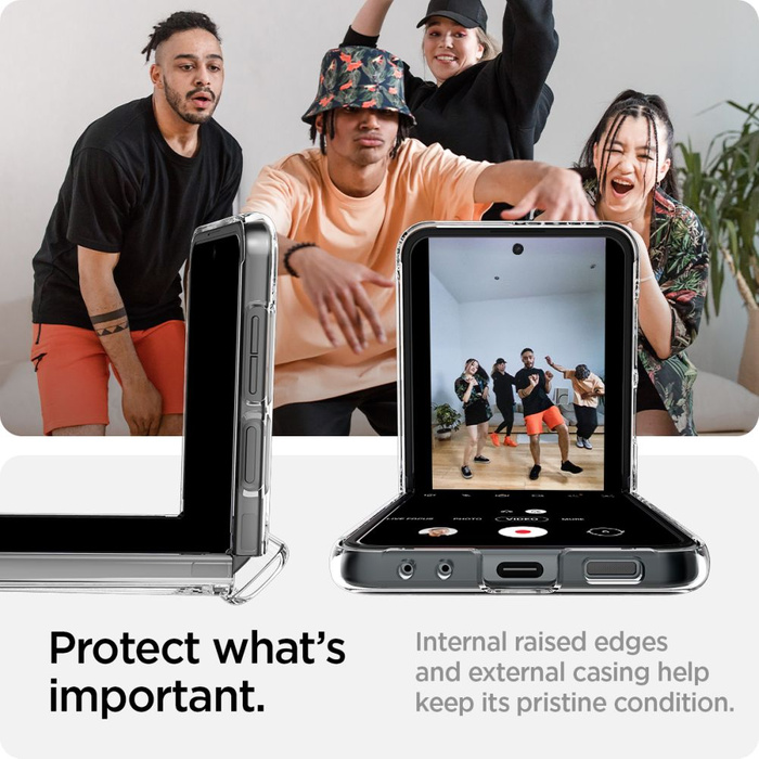 Hülle Spigen Thin Fit "pro" Galaxy Z Flip 5 Kristallklar