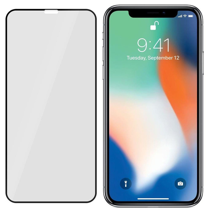 Hybridní sklo 3MK FG MAX pro iPhone XR 11 Black