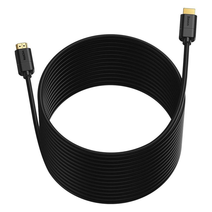 Baseus cable HDMI 2.0 cable 4K 30 Hz 3D HDR 18 Gbps 8 m black (CAKGQ-E01)