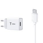 T-PHOX MINI-EU MICRO USB BIELY 1,2 M 2,4A