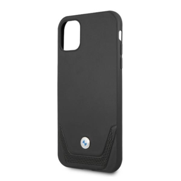 BMW Apple iPhone 11 Puzdro perforované čierne pevné Case