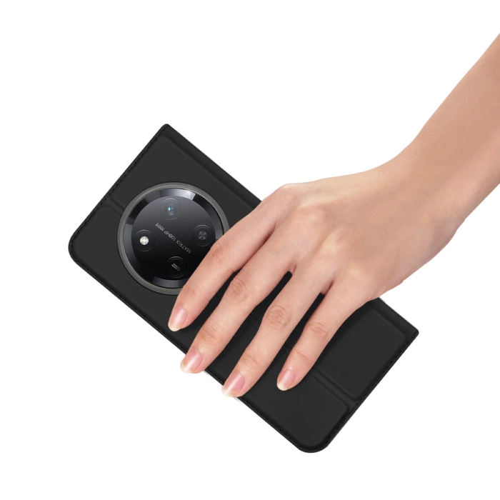 Dux Ducis SkinPro Hülle für Honor Magic7 Lite/X9c/X60 Pro – Schwarz