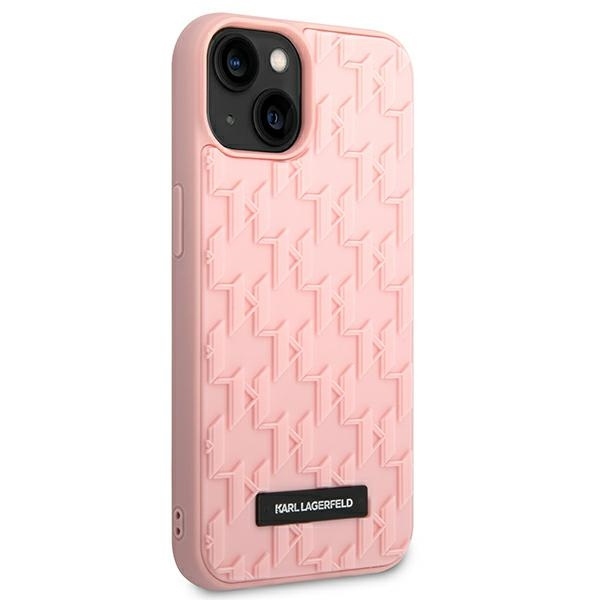 Hülle Karl Lagerfeld iPhone 14 Plus 6.7" hartcase rosa/rosa 3D Monogram