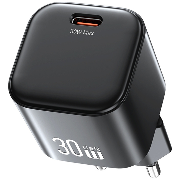 Ładowarka sieciowa USAMS JO Series CC262 30W USB-C + kabel USB-C/Lightning 1m biały