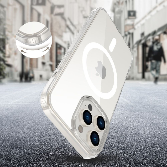 TECH-PROTECT FLEXAIR HYBRID CC MAGSAFE IPHONE 16 PRO MAX CLEAR