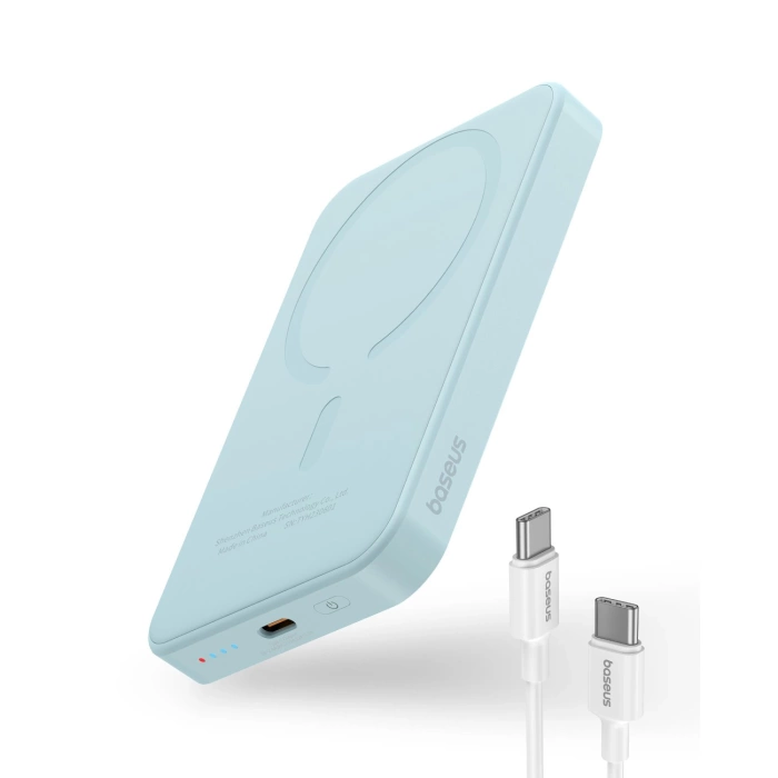 Baseus mini power bank 5000mAh 20W + USB-C cable (20V/3A) - blue