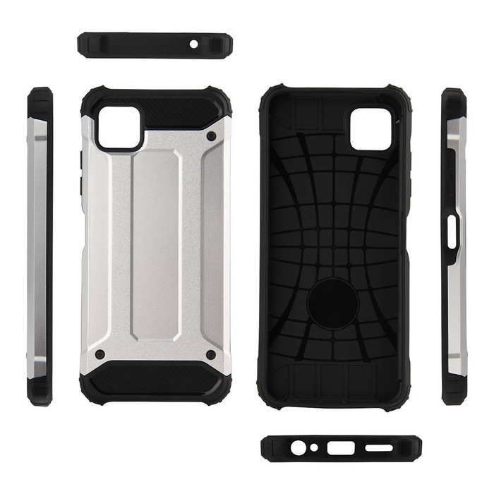 Hybrid Armor robuste TPU/PC Panzer Handyhülle Hard Case für Samsung Galaxy A22 5G schwarz