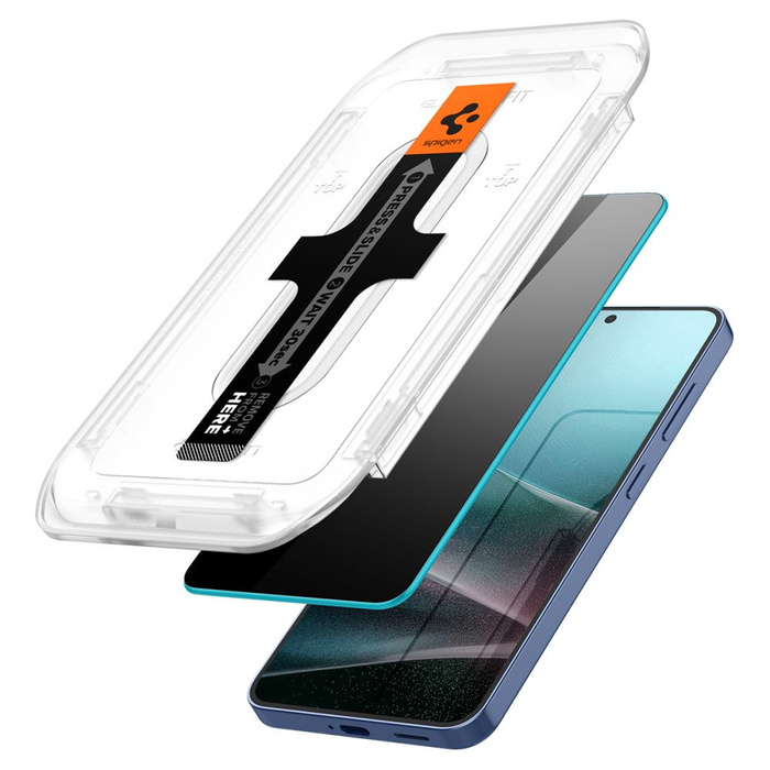 PRIVATISIERENDES GLAS SPIGEN GLAS.TR "EZ FIT" HD 2-PACK GALAXY S24 / S25 PRIVACY