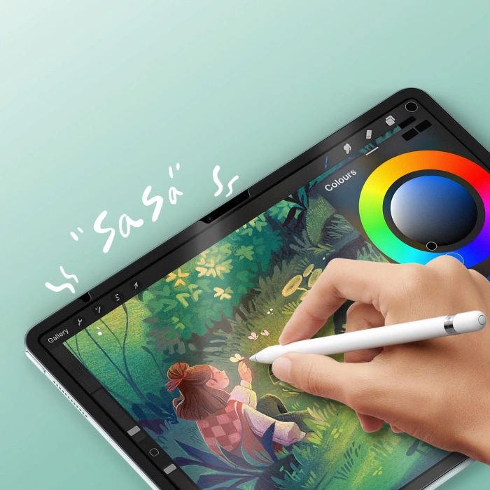 Dux Ducis Naad Paperlike Matte Displayschutzfolie für iPad Air 13&quot; (2024/2025) – mit schwarzem Rahmen