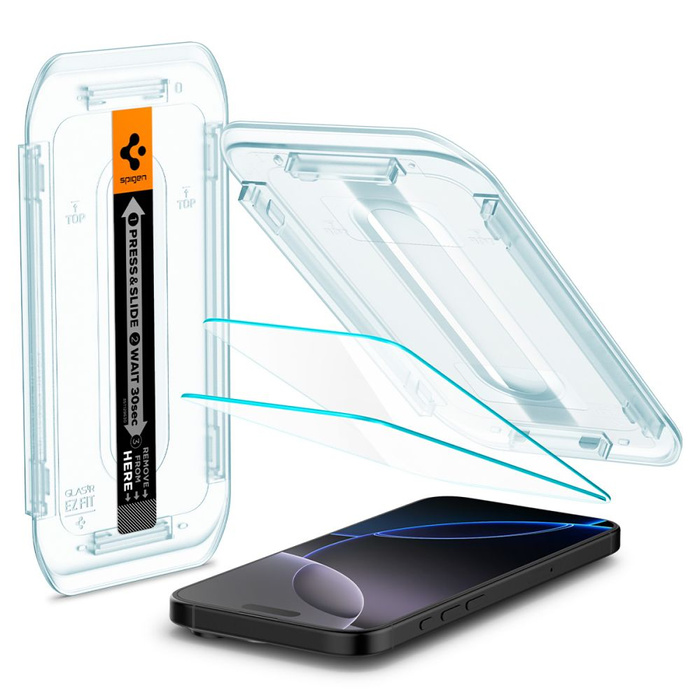 Tempered Glass Spigen GLAS.TR "EZ FIT" 2-PACK IPhone 16 PRO MAX CLEAR