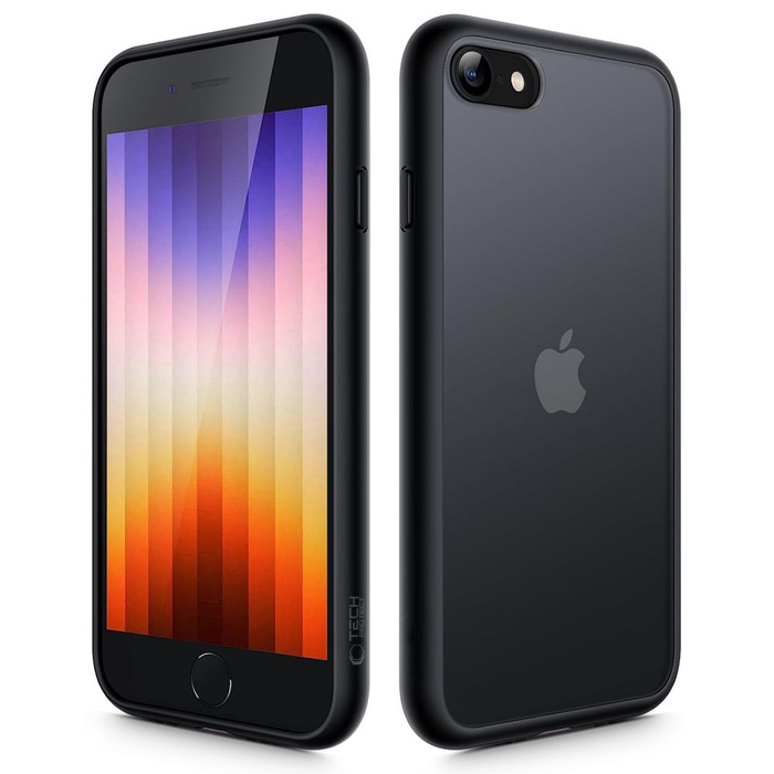 Case TECH-PROTECT Apple iPhone 7 8 SE 2020 2022 MattFit Black Case