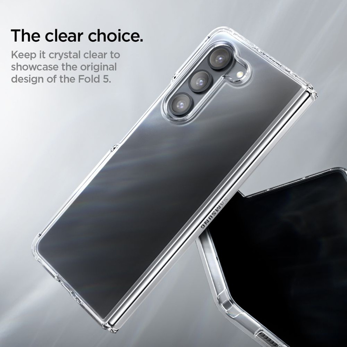Funda Spigen Ultra Hybrid Galaxy Z Fold 5 Cristal Clear Case