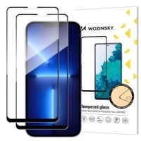 Wozinsky Full Glue Tempered Glass for Samsung Galaxy S25 FE - 2 pcs.