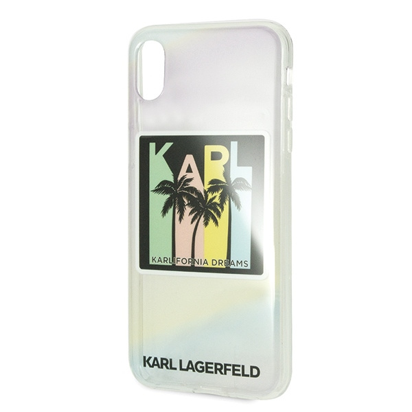 Puzdro KARL LAGERFELD Apple iPhone Xs Max California Dreams Multicolour Case
