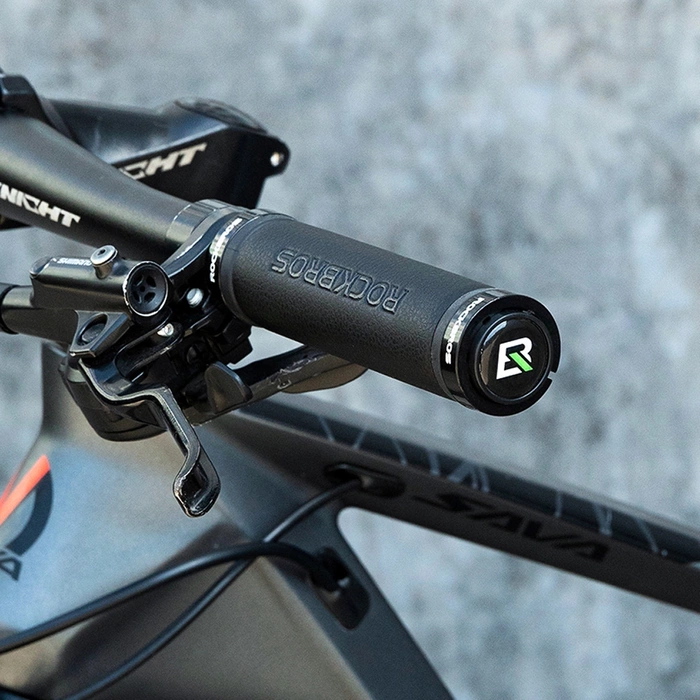 Manopole manubrio bicicletta Rockbros 40210003001 in microfibra - nere